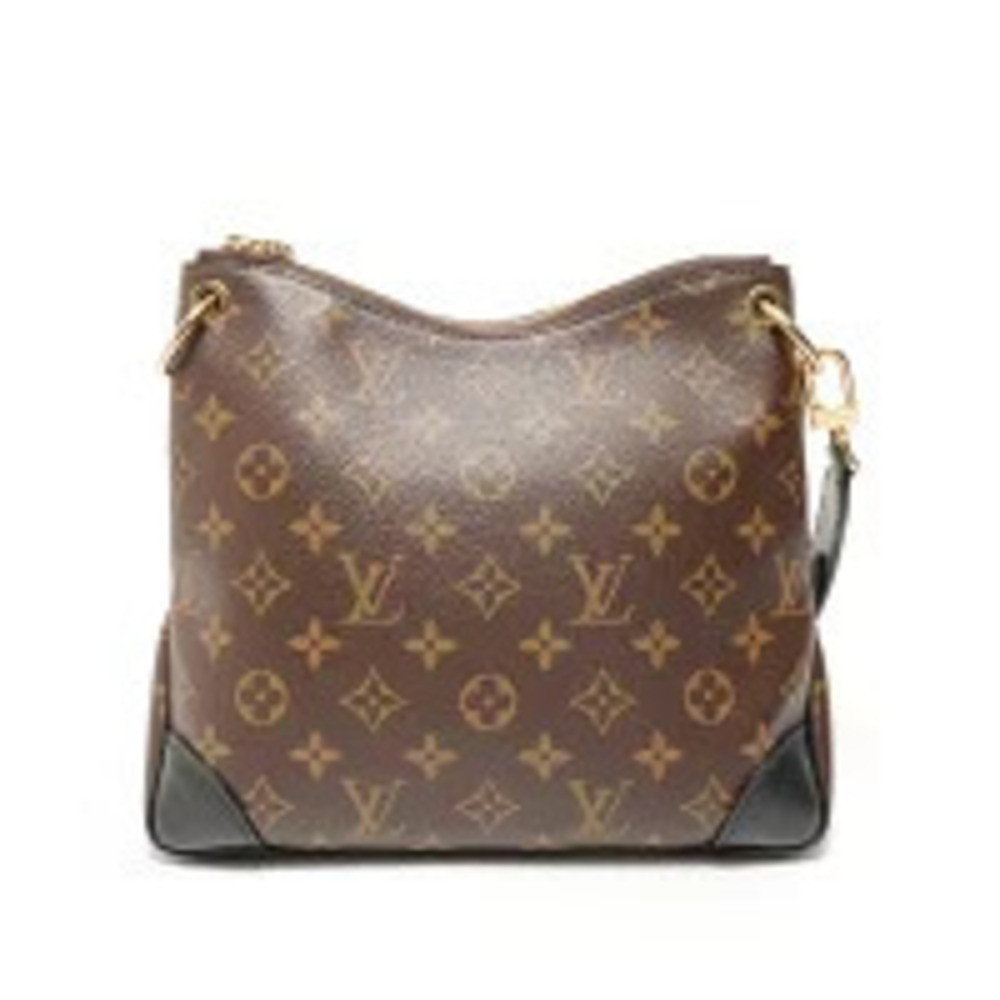 Louis Vuitton Monogram Odeon NM Shoulder Bag Brown